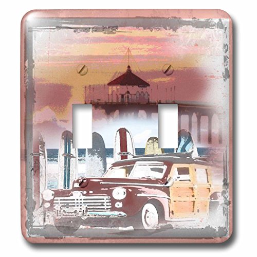 Manhattan Beach California double interrupteur decoration surf