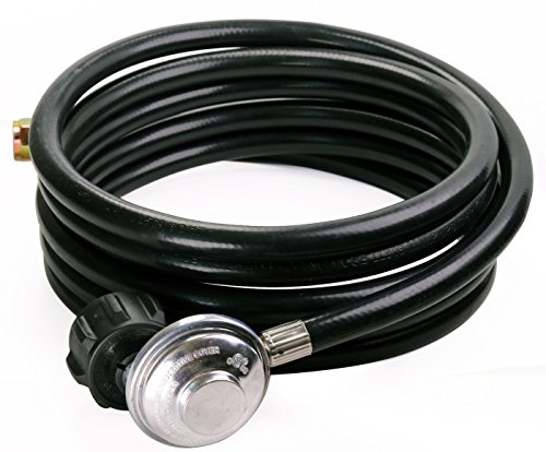 image for DOZYANT Vertical 12 Feet Propane Regulator and Hose Universal Grill Re