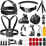 AKASO Outdoor Sports Action Camera Accessories Kit 42 in 1 for AKASO EK7000/ Brave 4/Gopro Hero 11 12 13 /DJI OSMO Action 4/5/5 Pro ODDV in Swimming Any Other Outdoor Sports
