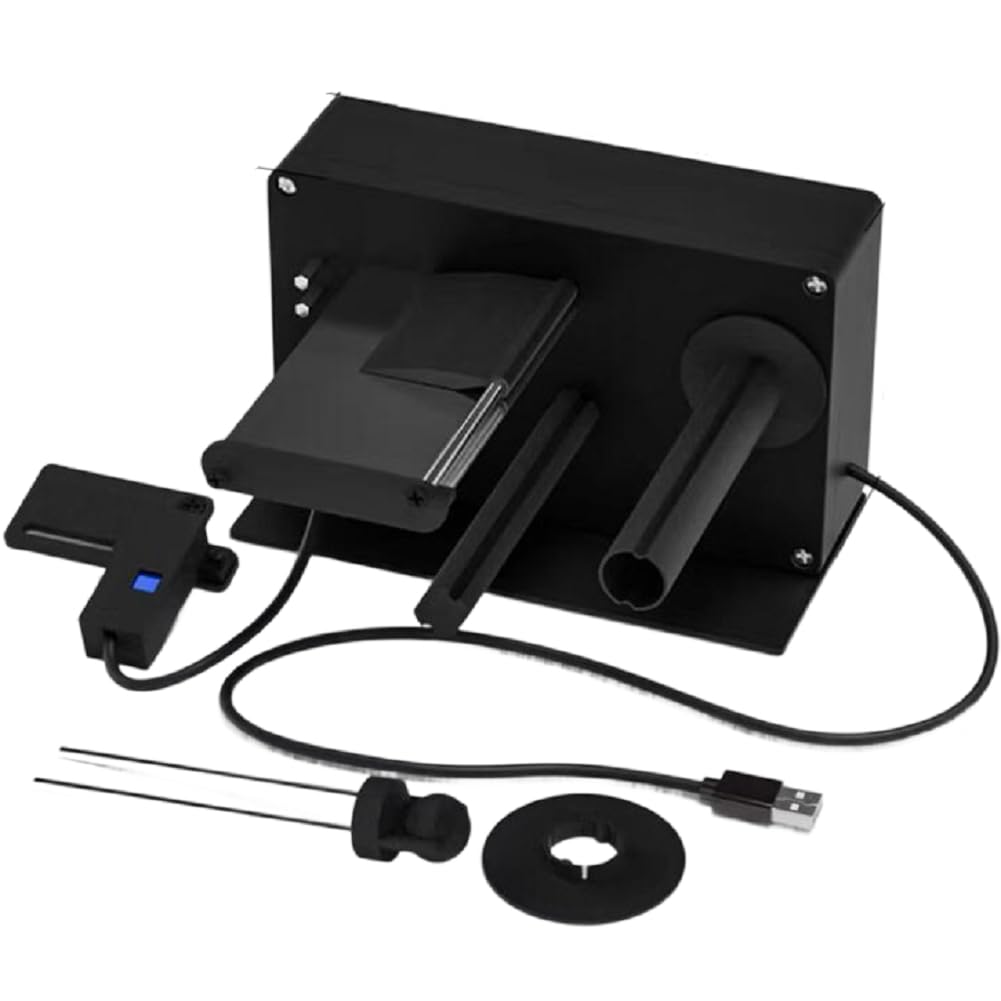 Jnchdghwa Black Self-Adhesive Paper Multi-Row Label Printer, Fully Automatic Separator, Infrared Induction Labeling Machine