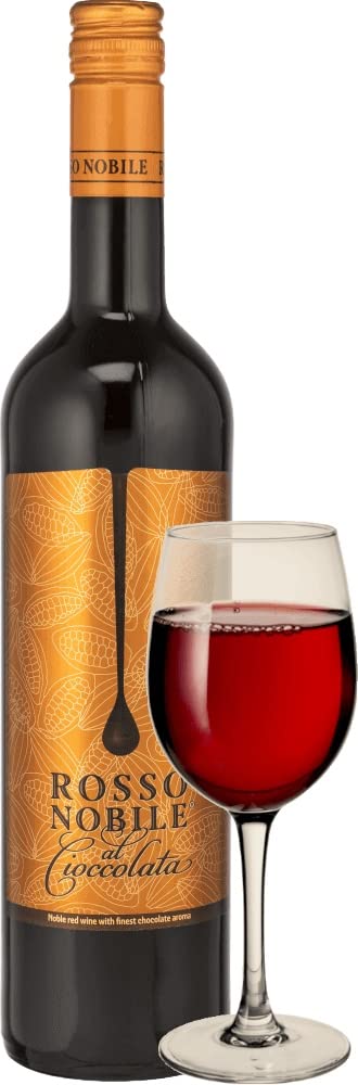 Rosso Nobile al Cioccolata von Les Grands Chais de France Rotwein 6 x 0,75l VINELLO - 6er - Weinpaket inkl. kostenlosem VINELLO.weinausgießer
