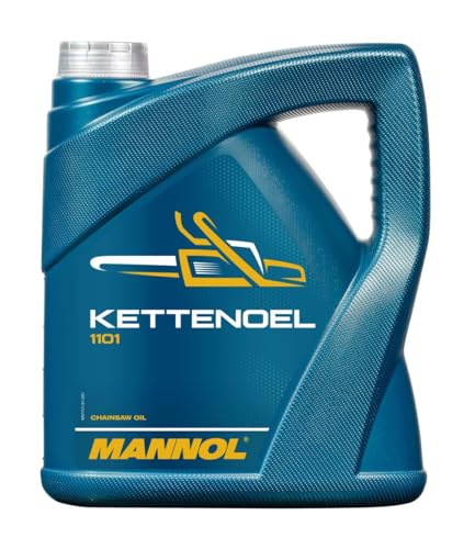 MANNOL Kettenöl 4L - Optimaler Verschleißschutz & Winterfest, für Gartengeräte