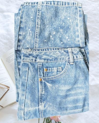 Barrel Jeans Women Baggy Boyfriend Jeans for Women y2k Cargo Jeans Wide Leg High Waist Midrise Button Fly 2024 Fall - Image 6