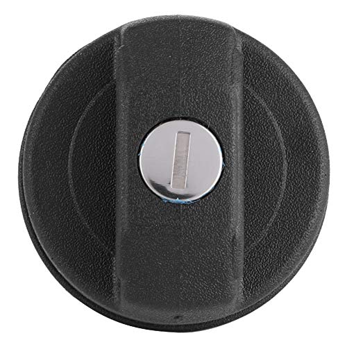 Bouchon de réservoir d'essence en ABS Noir verrouillable avec 2 clés - 7