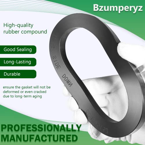 Image of 385345892 Toilet Socket Floor Flange 3 inch RV Toilet Flange + 385311652 RV Toilet Seal Kit RV Toilet Gasket Parts Compatible with Dometic Toilet