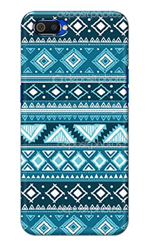 Image of PRINTFIDAA Coloured Tribal Pattern Hard Back Cover for Realme C2 / Oppo A1K, RMX1941, CPH1923 Back Cover -(P6) KAT1008