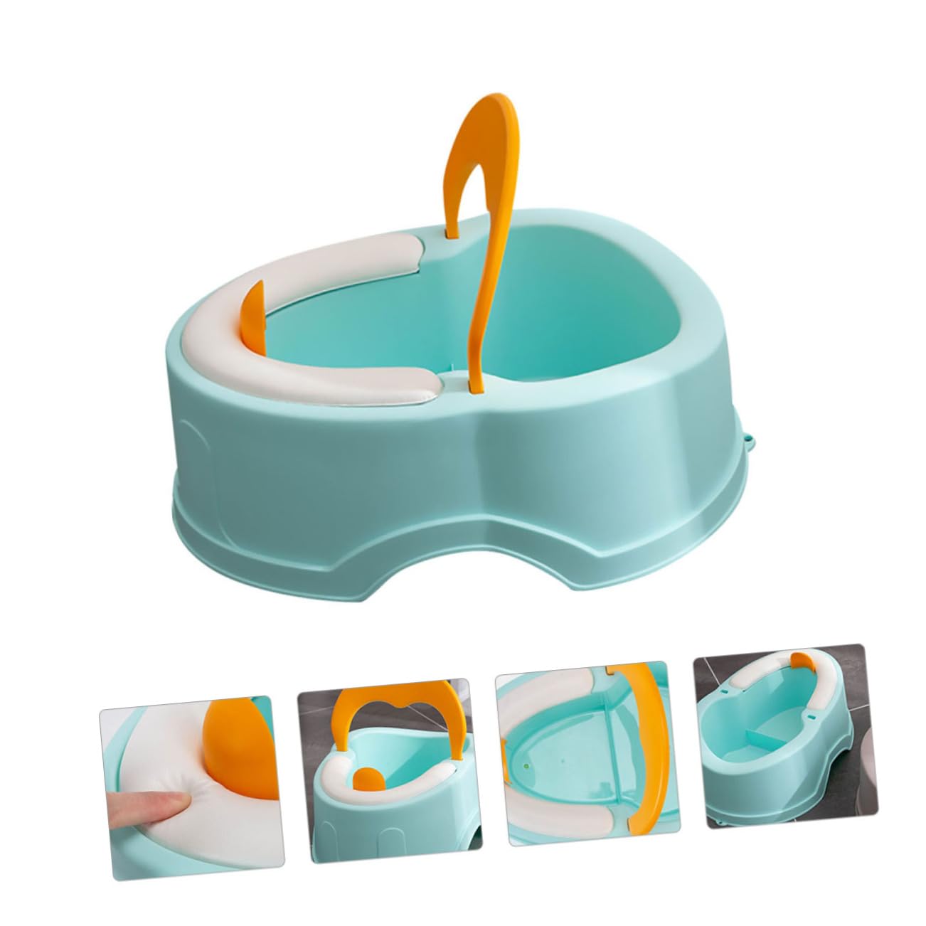 Toyvian Toilettes pour Bébés Portables en Pp et Pvc Design Cartoon Adorable, Siège Léger et Compact pour L’apprentissage Propreté des Garçon et Filles