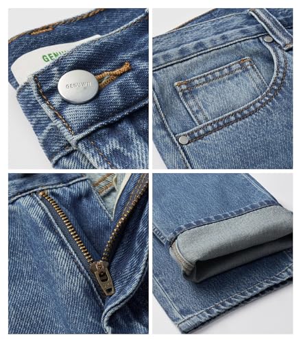 Men's Slim Fit Jeans Stretch Relaxed Fit Fashion Denim Pants4