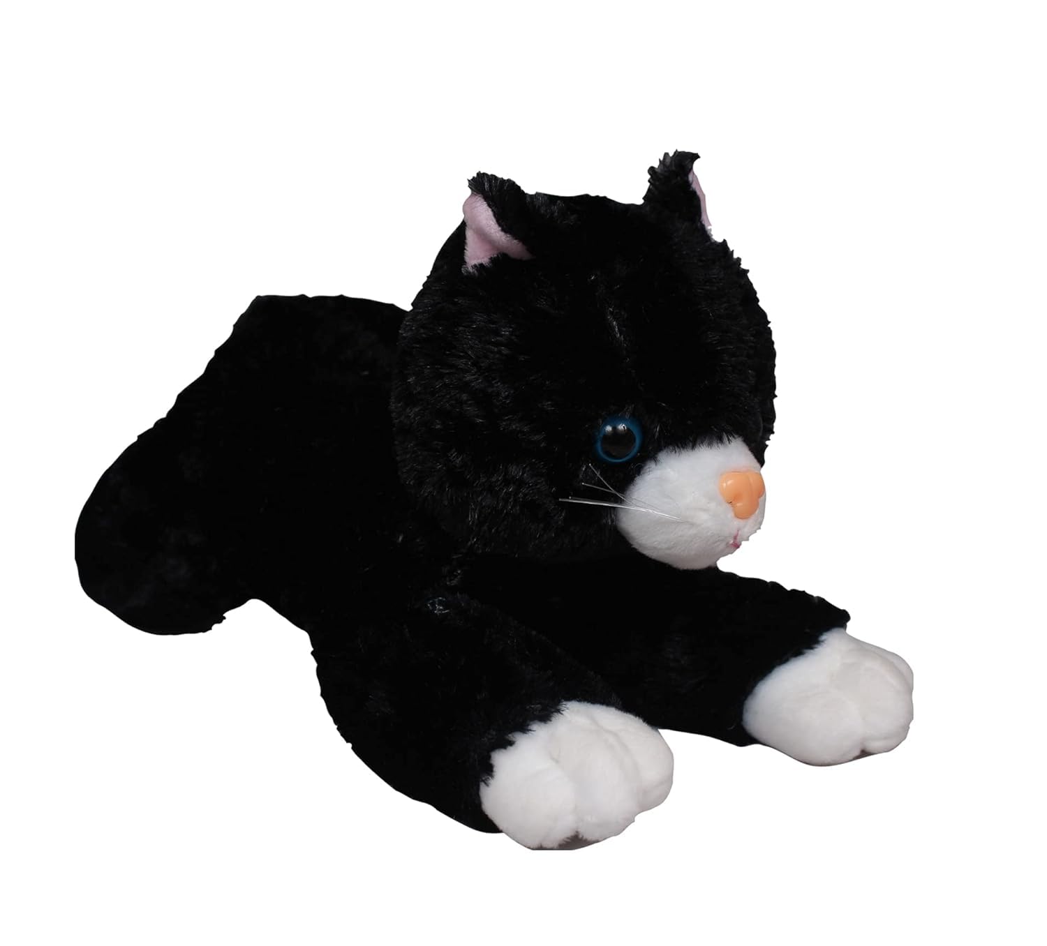 Black Musical Cat Soft Toy – 35cm Meowing Stuffed Kitten, Cute Plush Teddy Bear for Animal Figure Lover Kids, Boys, Girls, Birthday Gift, Home Decor