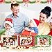 Qunclay 3 Pcs Christmas Picture Frame 4x6 Inch 2025 Xmas Wooden Photo DIY Red Green and White Stripes Frames Decorations Gift for Family Friends Holiday Gifts Xmas Decorative Home Souvenir(Christmas)