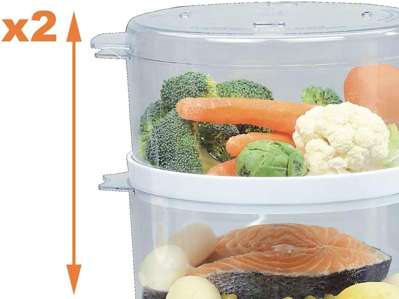 JOCCA 5555 Steamer showing double capacity feature