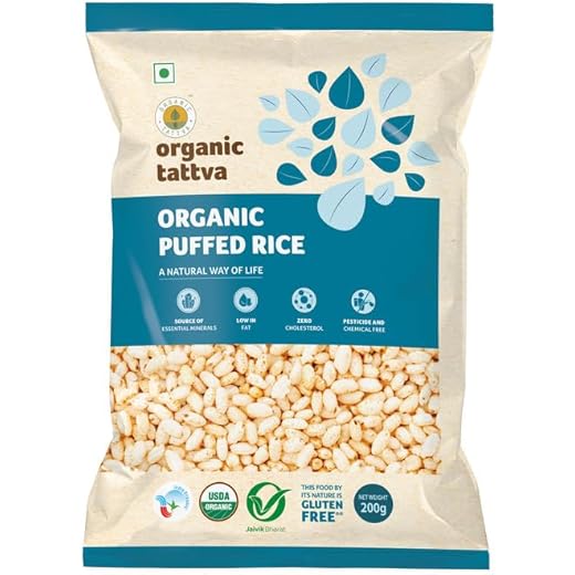 Organic Tattva Puffed Rice 200g