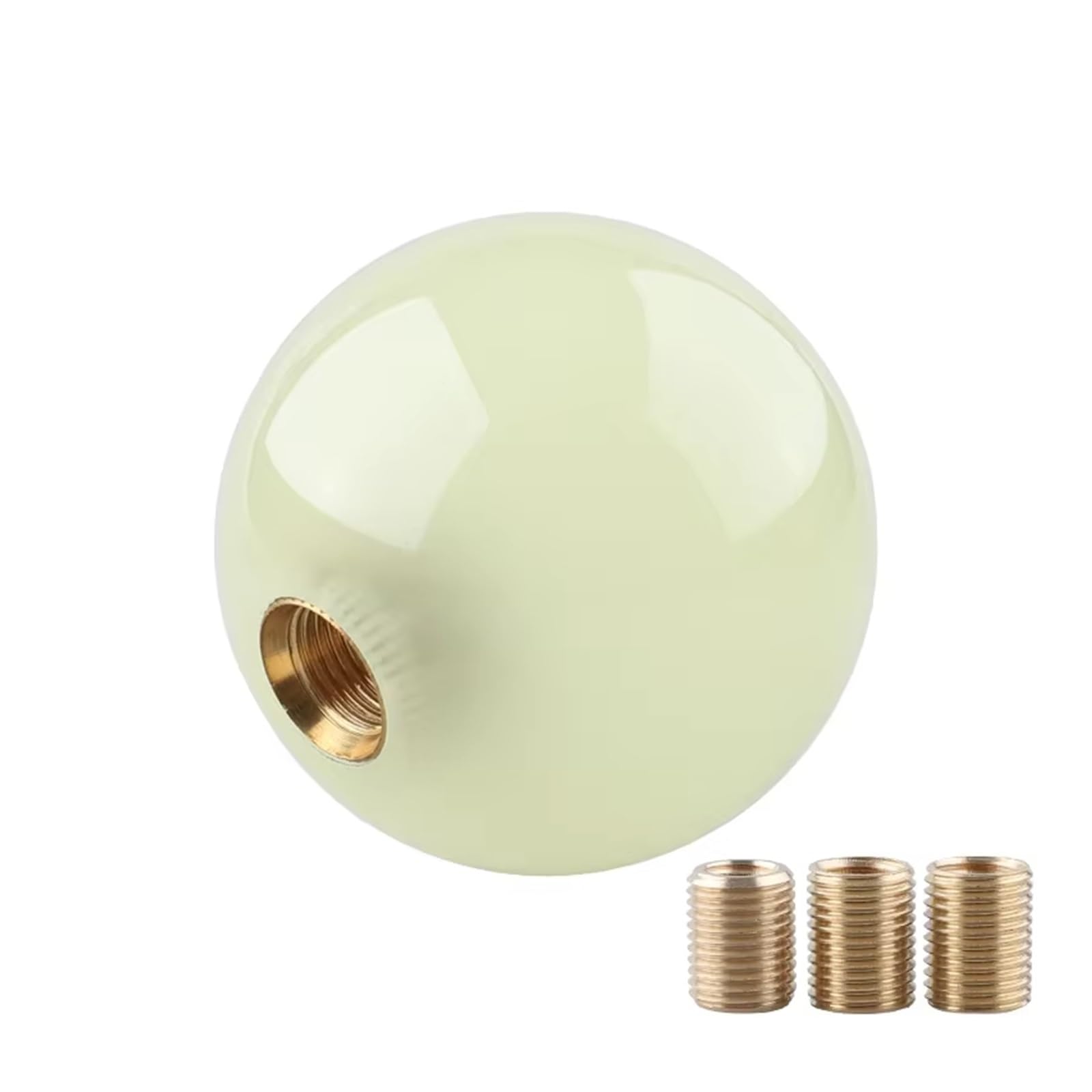 WYLWSHA Shift Gear Knob Cover Universal Car Acrylic Gear Knob Luminous Shift Stick Manual Transmission Shifter(Green)