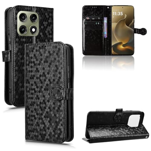 Motorola Edge 70 Pro �p �P�[�X �蒠�^ PU���U�[�g�уJ�o�[ ���z�^ �ϏՌ� �ϖ��C �S�ʕی� �}�O�l�b�g�� �J�[�h���[ �X�^���h�@�\�A�u���b�N