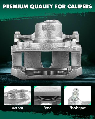 Image of SCITOO 19B6041 Front Left Disc Brake Caliper w /Bracket Fit For Lexus For GS300 2006,For Lexus For IS250 2009-2015, Single Piston