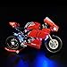 Produktbild Leic Baustein LED-Beleuchtungsset Dekoration Refit Light Set für Technic Ducati V4R Motorrad Kompatibel mit Lego 42107