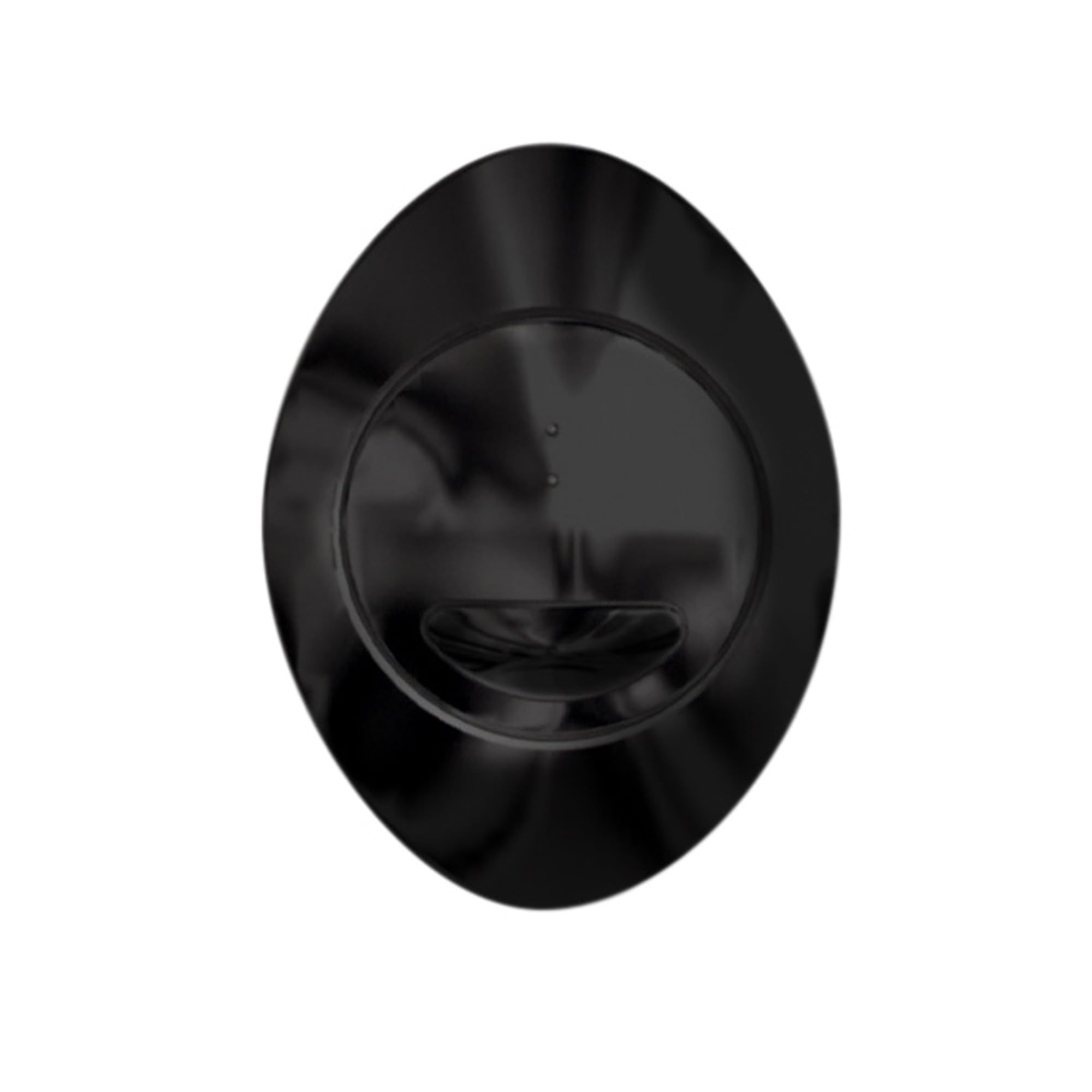 Oval Flush Button for Concealed Cistern Dual Eco 6/3L - Black