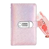 Lpoppcx Haushaltsbuch Für Bargeldsparen,Planer mit 100 Umschlägen - Geldsparordner Mit Passwortschloss - für Herausforderung Taschengeldverwaltung Hausunterricht persönliche Finanzen