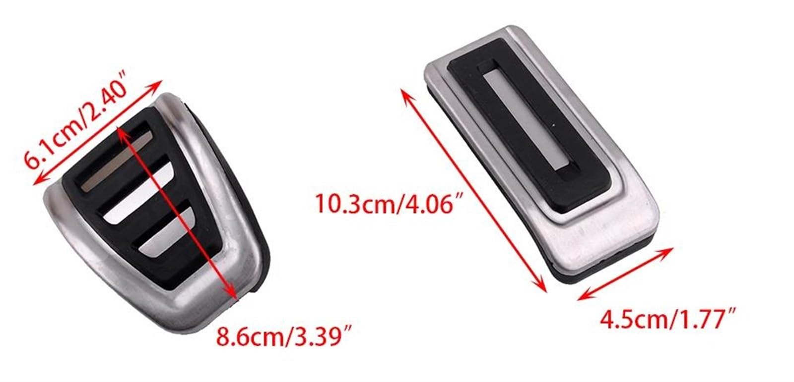 Copri Pedali Auto 3 Pz Cambio Manuale Carburante Gas Freno Frizione Pedale Copertura Per VW Multivan Per Transporter T5 T6 Per Caravelle T6 Freni Pedaliera