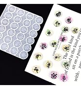 Silikonformen Für Schmuck - Blumen-Ohrringe Mit Loch Für Epoxidharz