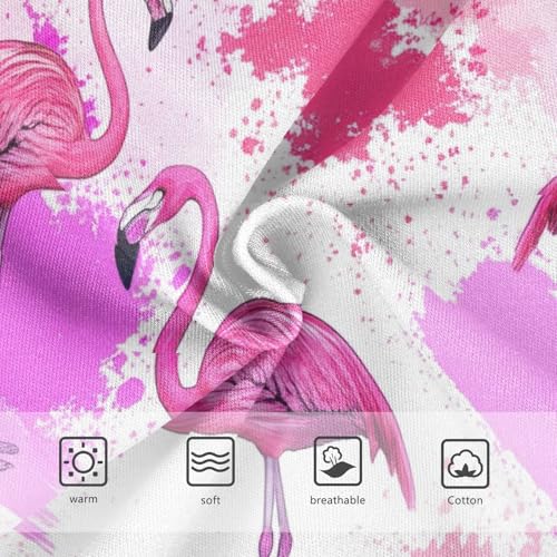 Cotton Girls Underwear Toddler Vibrant Pink Flamingos Panties for Girl Colorful Underpants Briefs 2t3