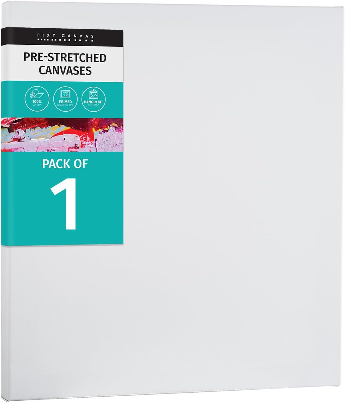 PIXY CANVAS Value Pack of 2 Stretched Canvas 36x36 inch, 3/4 (0.75) inch deep for Your Paintings/Artwork/Wall Art/Wall Decor (Pack of 2 Canvas, 36 x 36 inch, Square)