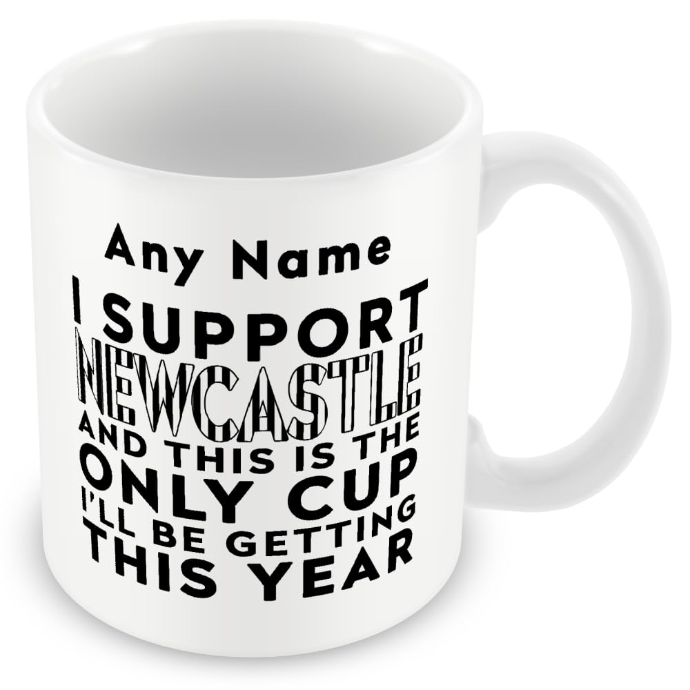 MUGGZ Personalised Newcastle Mug – Funny Football Gift – Only Cup This Year — image 1