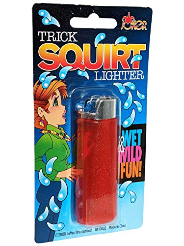Encendedor Squirt Azul de Plástico miniatura 2
