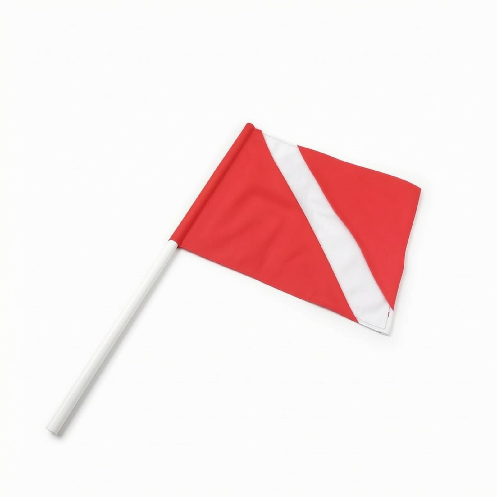 Colcolo Signalboje Aufblasbar Tauchen Boje Marker Warnboje mit Stange Flagge Kontraststarke Warnfarben für Schnelle Wahrnehmung Einfache Befestigung für Seen Meeresküste Fluss