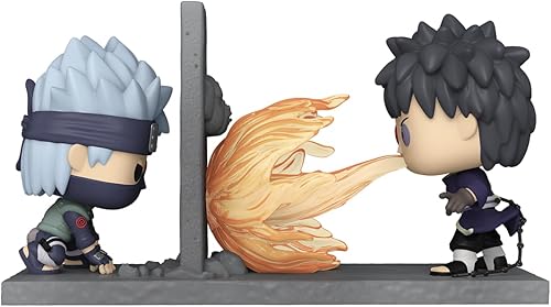 Miniatura 2 de Funko Pop! Moment: Naruto - Kakashi Hatake Vs Obito - Figura de vinilo coleccionable - Idea de regalo - Productos oficiales - para niños y adultos -