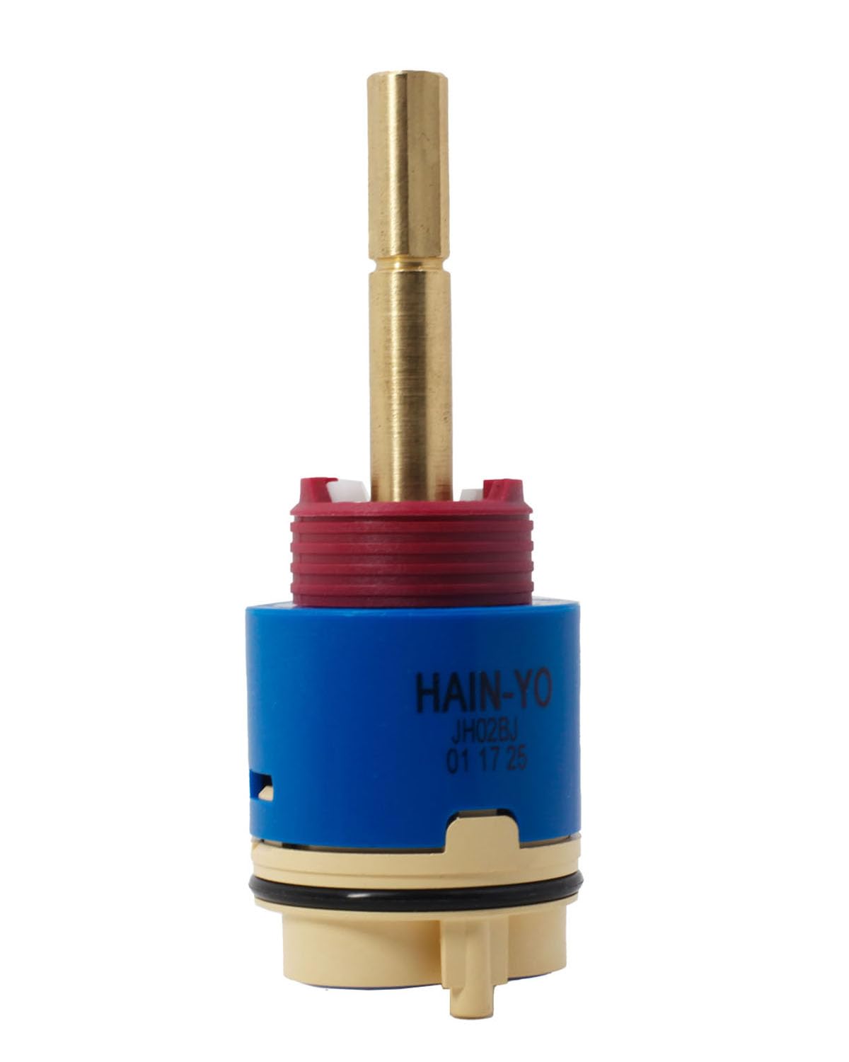 Cartucho de repuesto Danco 10670 para grifo, vástago extendido de 4.25 pulgadas, 40 mm, cartucho de cerámica HainYo HL-40 de equilibrio de presión, compatible con grifos Aqua/Glacier Bay, plástico,