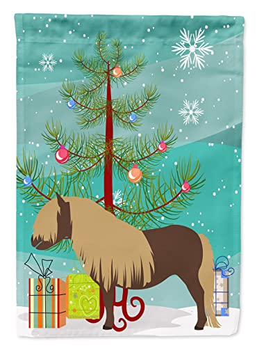 Drapeau de jardin Poney Shetland Caroline's Treasures BB9281GF déco Noël extérieure - 2