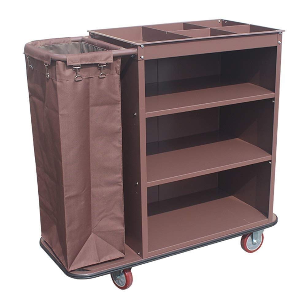 Carrello Porta Biancheria Lavanderia Trolley spesa con i sacchetti in tessuto sfoderabile, ruote Hotel Camera degli ospiti multi-funzione di lavanderia a secco Sorter Carrello Health Service Vehicle