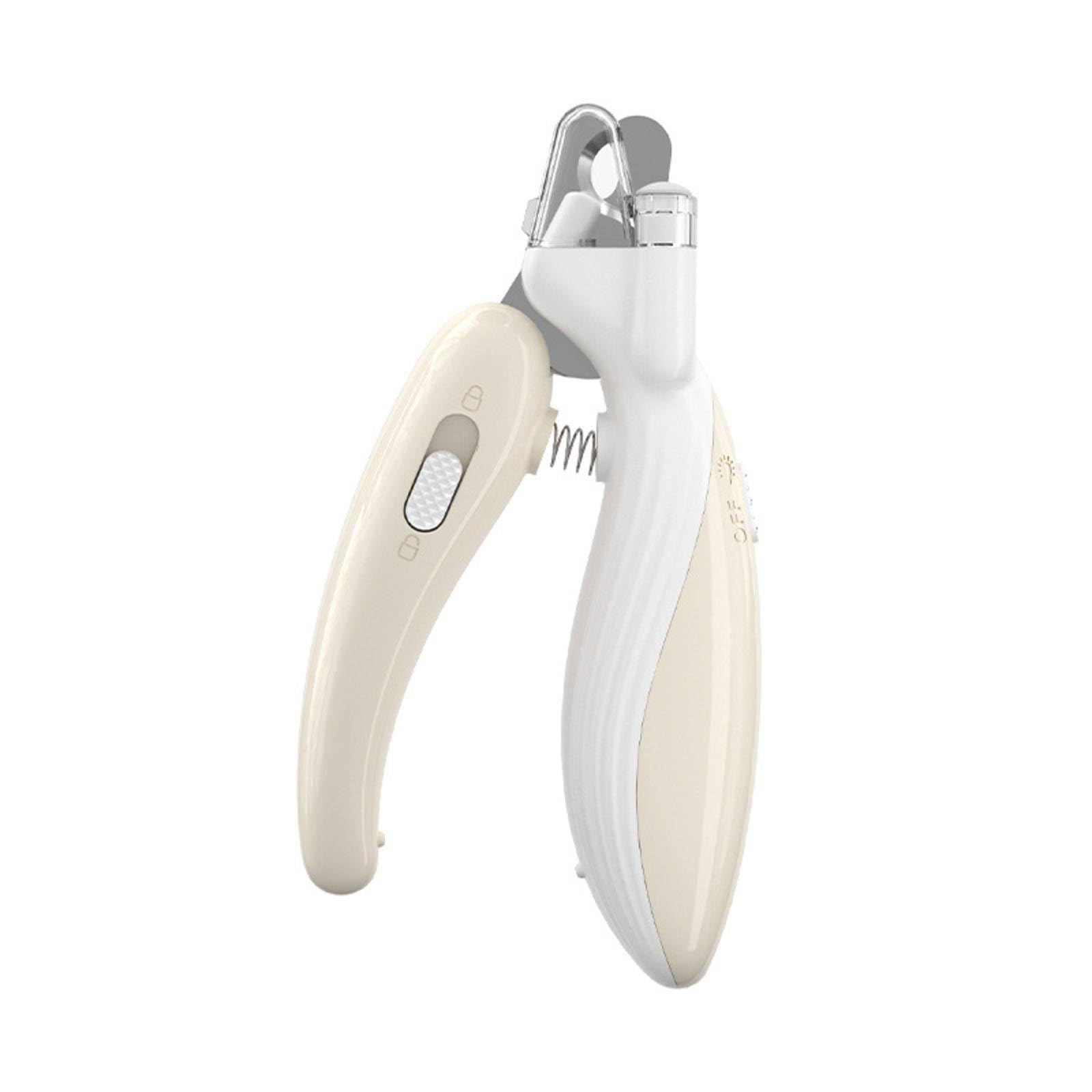 Coupe-griffes pour animaux de compagnie – Rechargeable par USB avec lumière LED, lame tranchante et durable, recommandé par les vétérinaires, outil de coupe parfait pour chiens et chats