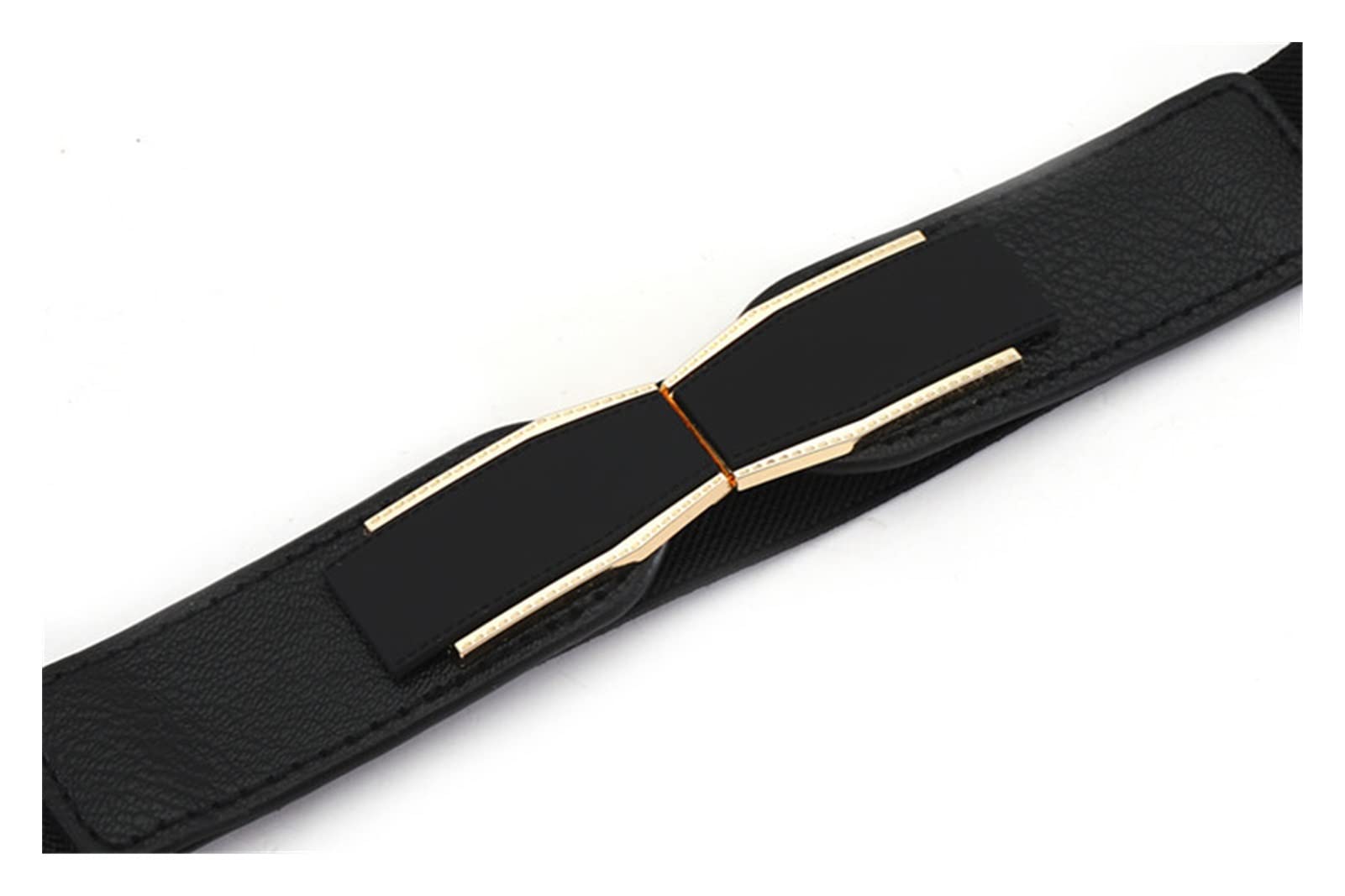 BATLAM Cinturón para Mujer Moda para Mujer Cintura Ancha elástica Suéter Vestido Cinturón Hebilla Cinturón para Mujer Mujer Cinturones Negro (Longitud del cinturón: 80 cm, Color: 5) (6 80)