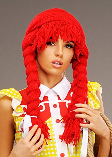 Magic Box Womens Jessie Toy Story Style Red Woolen Wig