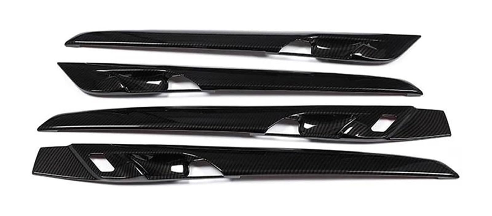 Tytyass Black-Red Inner Door Handle For Bmw For X1 F48 X2 F47 2016-2021 Abs Car Inner Door Handle Panel Decorative Cover Trim Protect Molding Line(Black-Red)