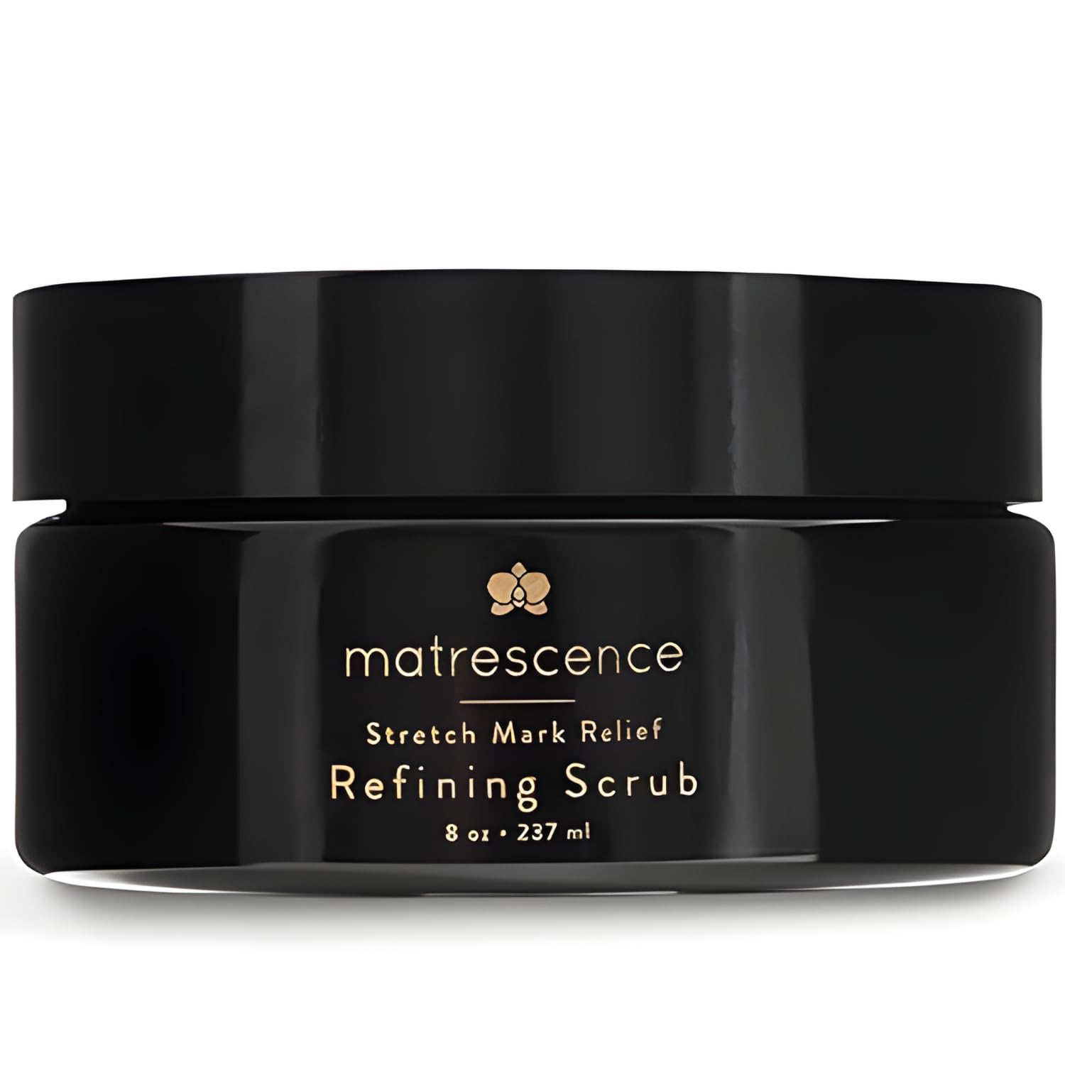 Matrescence Stretch Mark Relief Refining Exfoliating Belly Scrub (8oz/118ml) | Spa-Quality Maternity Skin Treatment | Pregnancy-Safe Skincare Made for Mom | Renewing Skin Essentials for Mom