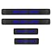 Price comparison product image For MOKKA 4D M Car Pedal Covers Door Sill Protectors Entry Guard Scuff Plate Trims Anti-Scratch Reflective Carbon Fiber Stickers Auto Accessories Exterior Styling 4Pcs Blue