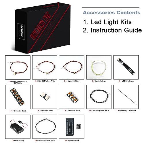 BrickBling LED Light Compatible with Lego Technic Yamaha MT-10 SP 42159 Building Set, Remote Control Version Lighting Kit (No Model), Great Gift Compatible with Lego Yamaha Vehicles or Motorcycle Fans