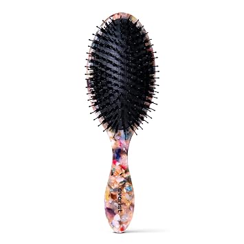 Everist Smooth & Shine Hair Brush | Vegan Boar Bristle Detangler