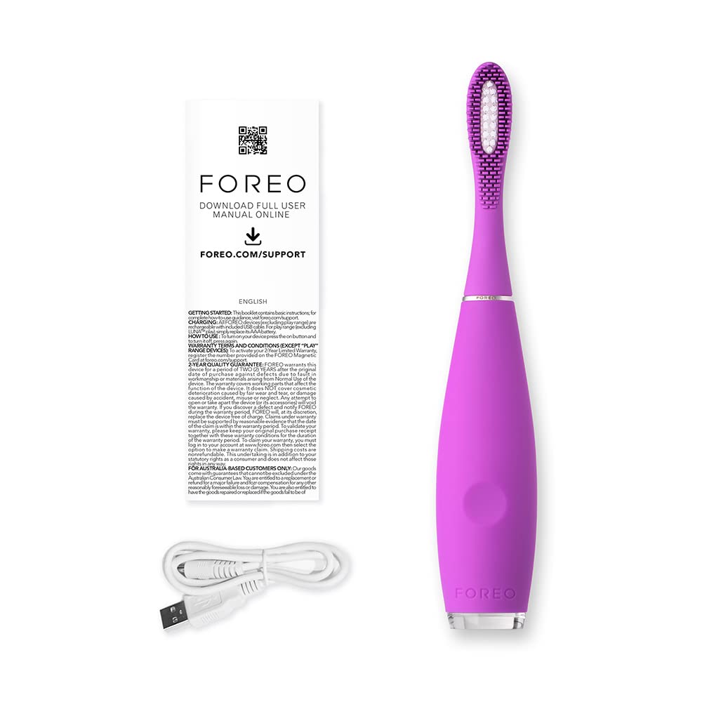 FOREO ISSA kids Çocuk Diş Fırçası (5-12 Yaş için), Merry Berry Shark
