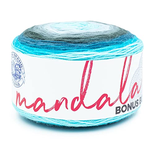 Image of Lion Brand Yarn, Mandala Bonus Bundle Yarn for Knitting, Crocheting, and Crafting, Spirit, 1 Cake
