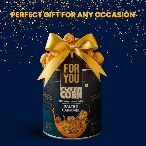 Image of POPPACORN Salted Caramel Gourmet Popcorn, 130g Tin Pack