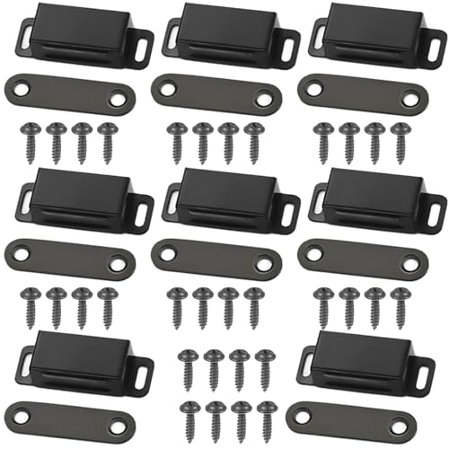 Magnetic Door Catch, 8 Pack Door Magnets for Internal Doors, Small Magnetic Catches for Cupboards, Drawer Magnet for Kitchen Wardrobe Magnets Door Closers Magnet Closure
