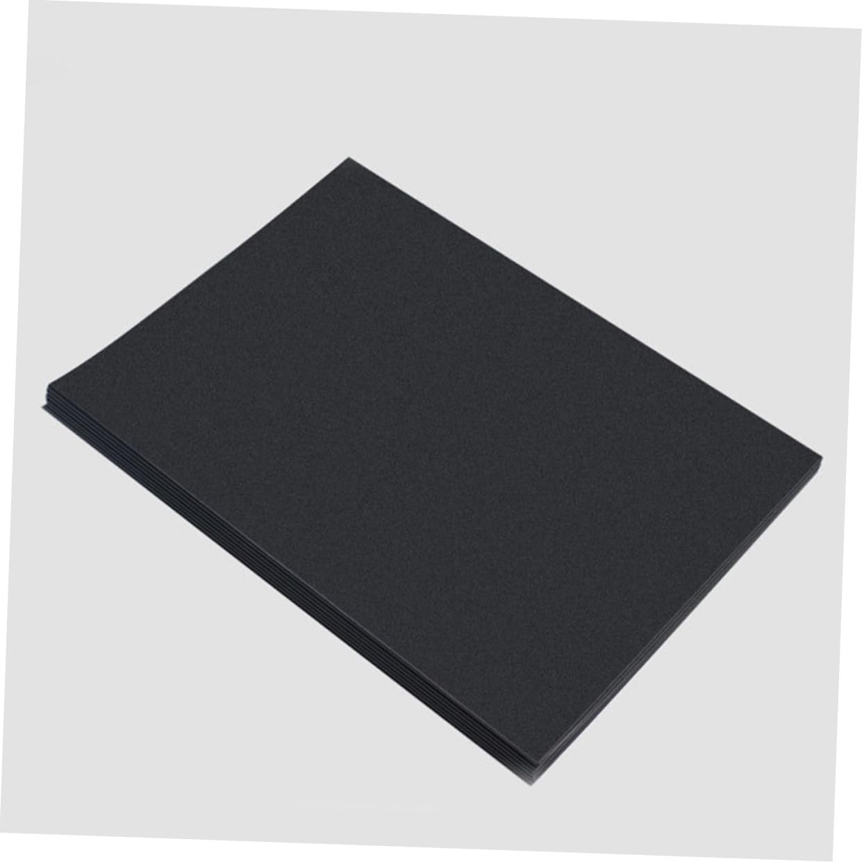 Toyvian Lot de 100 Feuilles de Papier A4 Noir Épais 200g/m², Surface Lisse, Facile à Couper, pour Dessin, Bricolage et Album DIY