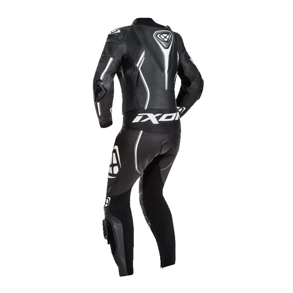 Ixon Vortex Un Pezzo Tuta in Pelle Donna (Black/White,S)