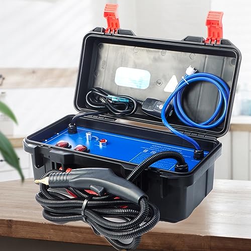 KLYDBMYT Nettoyeurs Vapeur Portables pour Usage Domestique, Nettoyeur Vapeur Haute température pour Moteur, Nettoyeur Vapeur sans réservoir et Robuste pour Le Nettoyage Automobile.