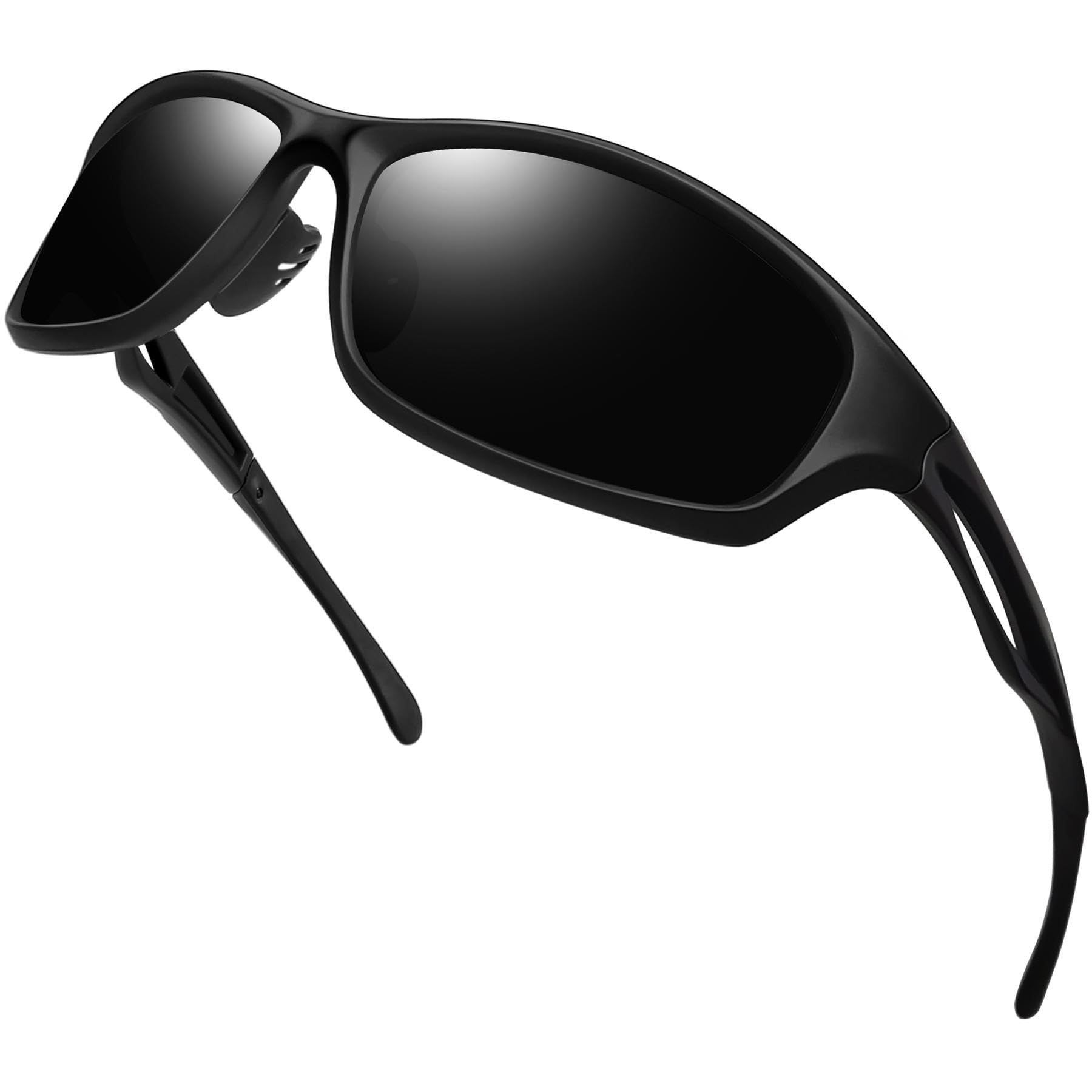 Joopin Gafas de Sol Polarizadas Deportivas Gafas Ciclismo Hombre y Mujer Montura TR90 Ligera Envolvente Protección UV400 para Running Conducir Pesca Golf