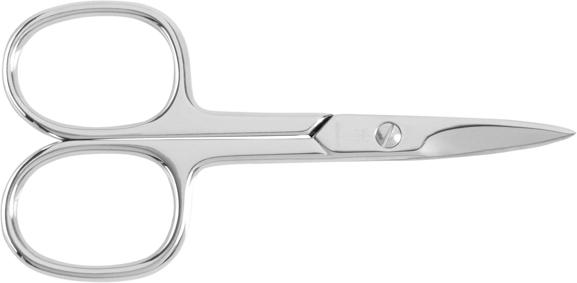 SCHWERTKRONE® Tijeras de uñas [fabricadas en Alemania] – Tijeras de uñas con estuche – Nail Scissors – Tijeras curvadas – Tijeras para cutículas extrafinas y afiladas